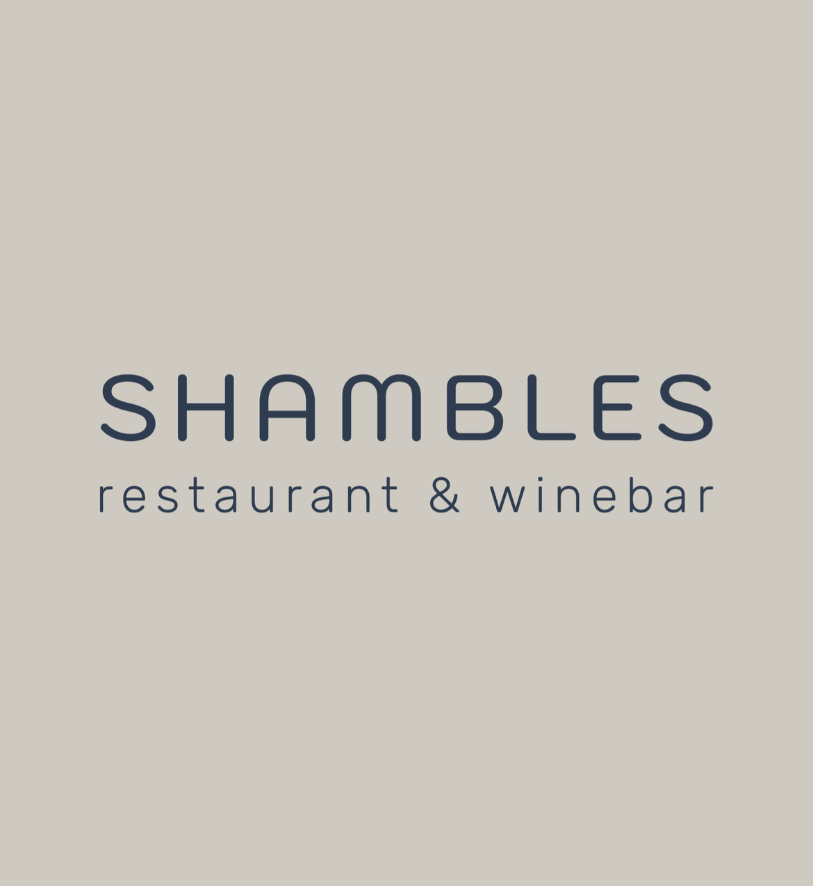 SHAMBLES restaurant & winebar logo